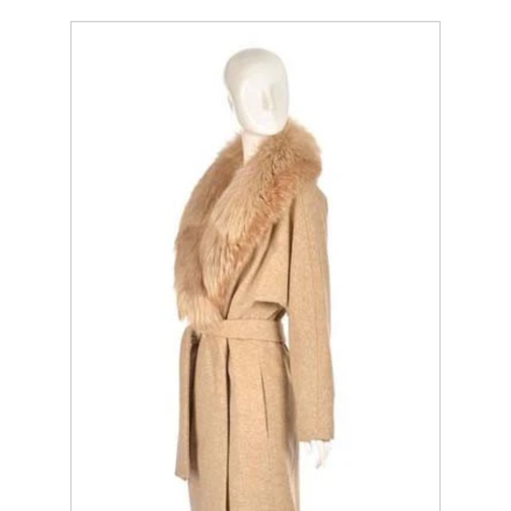 Bill Blass Tan and Brown Cape Jackets & Coats